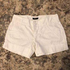 Express White Shorts